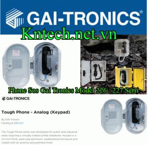 Phone-Sos-Gai-Tronics-Model-226-227-Serri