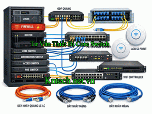 Lắp Đặt Thiết Bị Mạng Switch Distribution