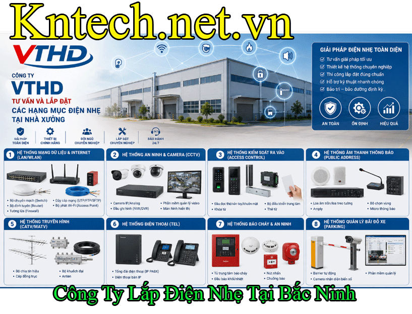 Công Ty Lắp Điện Nhẹ Tại Bắc Ninh