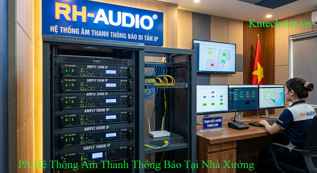 PA Hệ Thống Âm Thanh Thông Báo Tại Nhà Xưởng