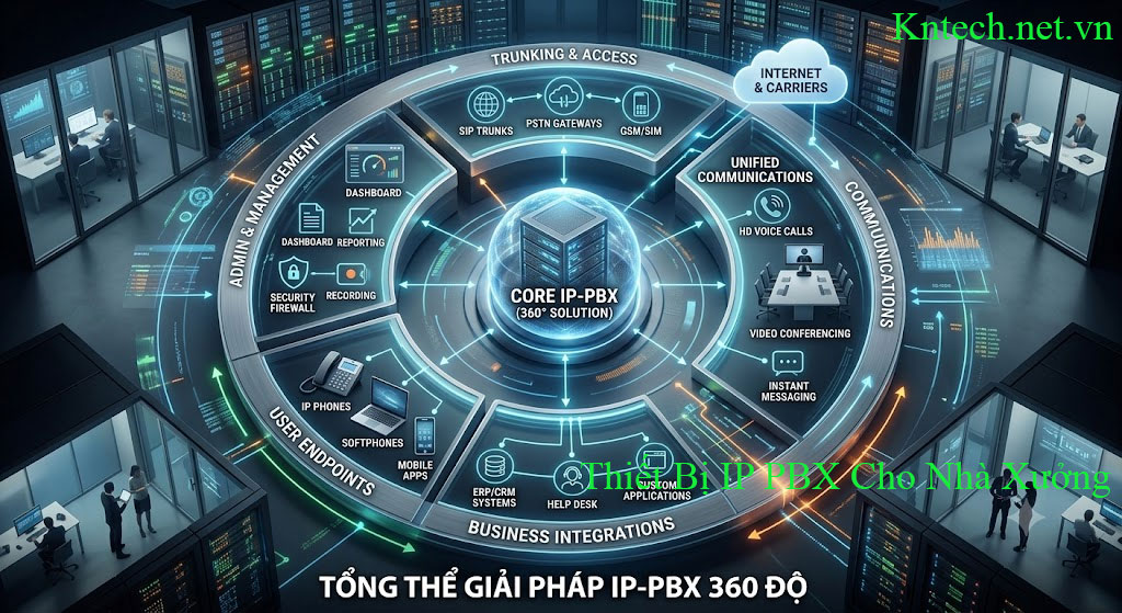 Thiết Bị IP PBX Cho Nhà Xưởng