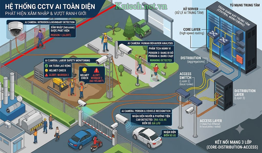 Xây Lắp Hệ Thống CCTV AI Cần Gì